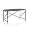 Martha Stewart 23.5 in. D X 47.25 in. W X Engineered Wood, Steel, Black Top/Oil Rubbed Bronze Frame XU-DK-4-BK-MS - alternate 3